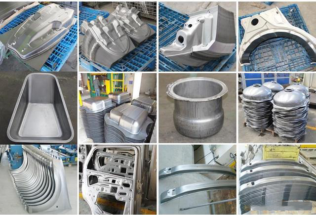 630噸框架式薄板拉伸液壓機應用案例